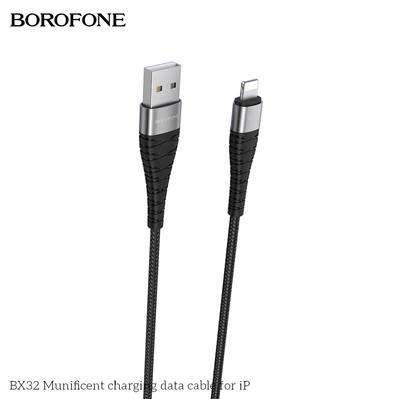BOROFONE BX32 Munificent USB-A to Lightning cable NZ 5